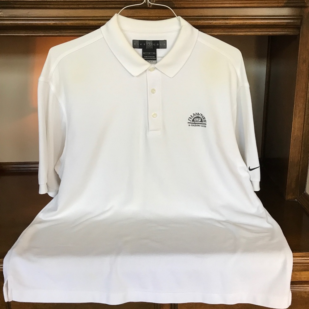 Nike DRI-FIT Men’s golf white shirt L